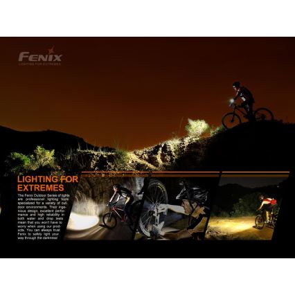 Fenix BC21RV30 - LED Uzlādējama velosipēda lampa LED/USB IP68 1200 lm 33 h