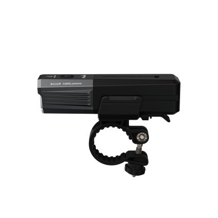 Fenix BC22R - LED uzlādējamais velosipēda lukturis ar regulējamu spilgtumu LED/USB 3400 mAh IP66 1400 lm 41 h melns