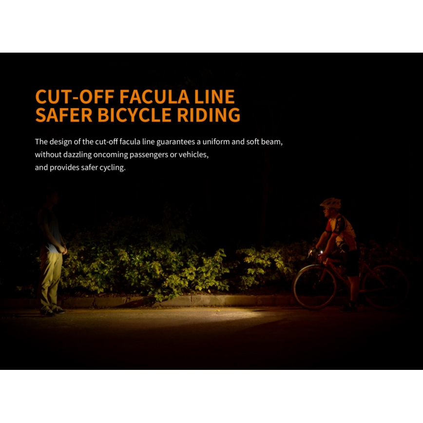 Fenix BC25R - LED Uzlādējams velosipēda gaismeklis LED/USB IP66 600 lm 36 hrs