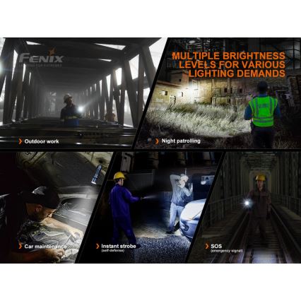 Fenix C7 - LED uzlādējamais lukturis ar regulējamu spilgtumu LED/1x21700 IP68 3000 lm 68 h