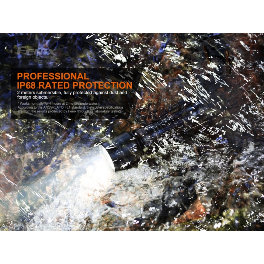 Fenix C7 - LED uzlādējamais lukturis ar regulējamu spilgtumu LED/1x21700 IP68 3000 lm 68 h