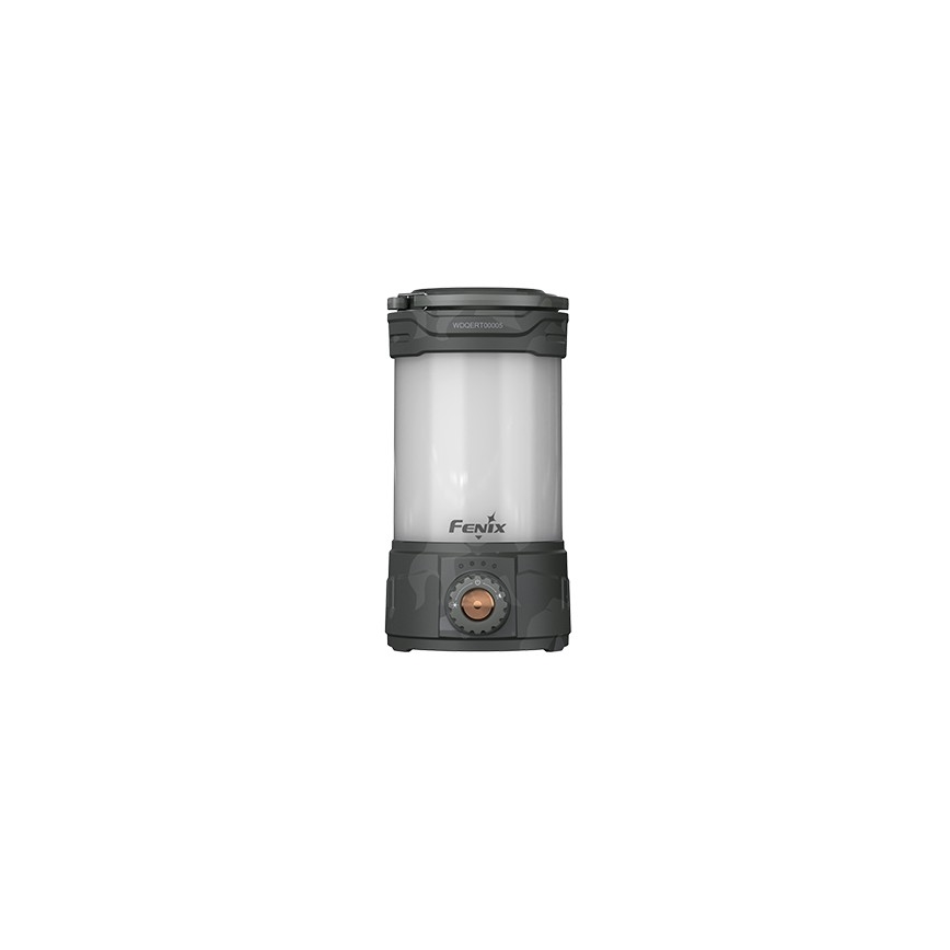 Fenix CL26RPROCAM - LED Aptumšojama pārvietojams uzlādējams lampa LED/USB IP66 650 lm 408 h 5000 mAh pelēka