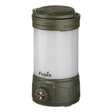Fenix CL26RPROOLI - LED Aptumšojama pārvietojama uzlādējama lampa LED/USB IP66 650 lm 408 h zaļa