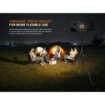 Fenix CL27RGRE - LED Aptumšojama uzlādējams lampa LED/USB IP66 1600 spīdīgs 285 h 5000 mAh