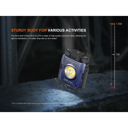 Fenix CL27RGRE - LED Aptumšojama uzlādējams lampa LED/USB IP66 1600 spīdīgs 285 h 5000 mAh