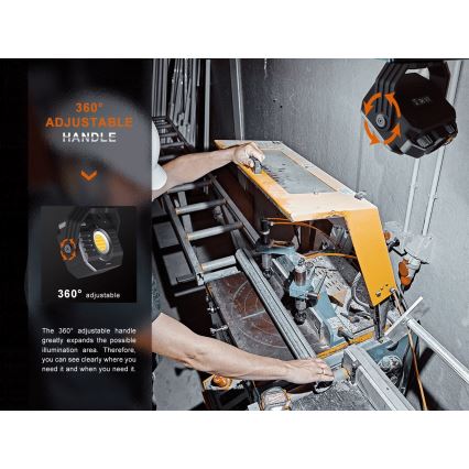 Fenix CL28R - LED Aptumšojama uzlādējams Prožektors ar lādētājakumulators LED/USB IP66 2000 spīdīgs 360 h 10000 mAh
