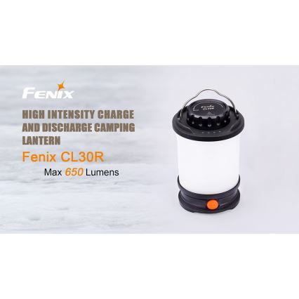 Fenix CL30R - LED Pārnēsājama uzlādējama lampa LED/USB/6xCR123A IPX7 650 lm 300 h 2600 mAh