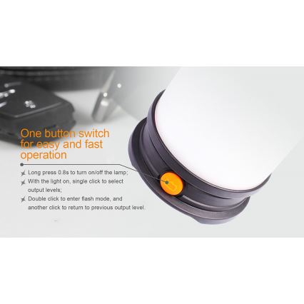 Fenix CL30R - LED Pārnēsājama uzlādējama lampa LED/USB/6xCR123A IPX7 650 lm 300 h 2600 mAh