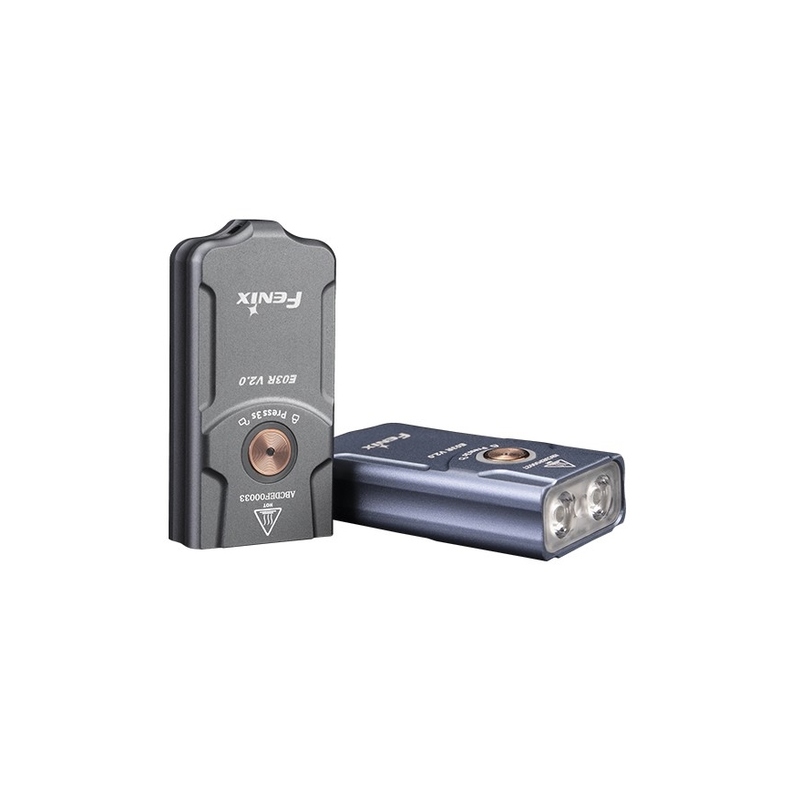 Fenix E03RV20BLU - LED Uzlādējams lukturis LED/USB IP66 500 lm 30 h 400 mAh