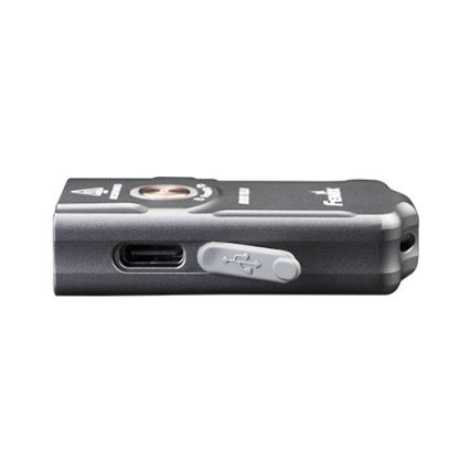 Fenix E03RV20GREY - LED Uzlādējams lukturis LED/USB IP66 500 spīdīgs 30 h 400 mAh