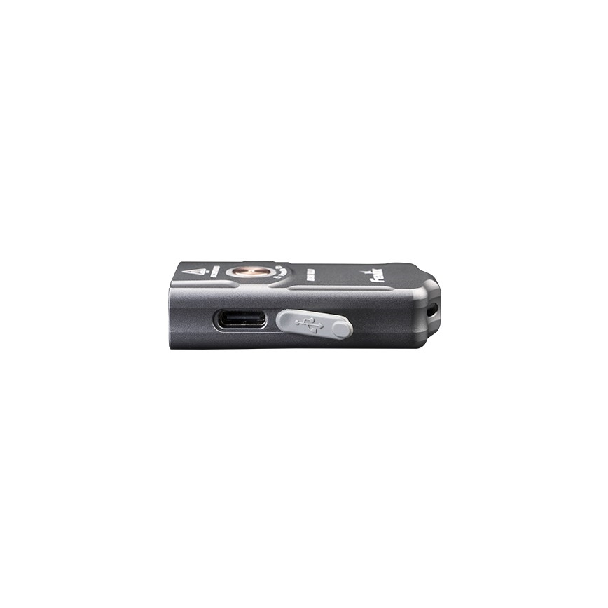 Fenix E03RV20GREY - LED Uzlādējams lukturis LED/USB IP66 500 spīdīgs 30 h 400 mAh
