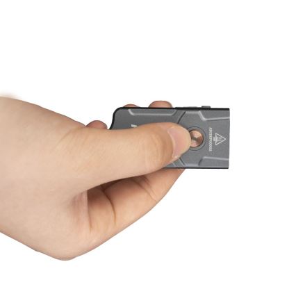 Fenix E03RV20GREY - LED Uzlādējams lukturis LED/USB IP66 500 spīdīgs 30 h 400 mAh