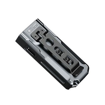Fenix E06RGRY - LED Aptumšojama uzlādējams lukturītis UV LED/USB IP66 700 spīdīgs 60 h 750 mAh pelēka