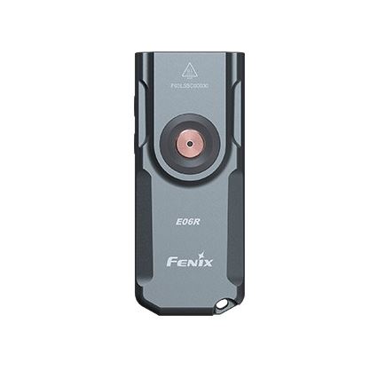 Fenix E06RGRY - LED Aptumšojama uzlādējams lukturītis UV LED/USB IP66 700 spīdīgs 60 h 750 mAh pelēka