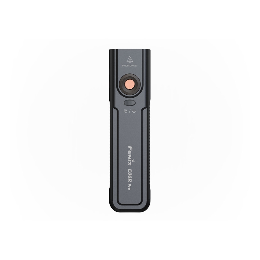 Fenix E06RPROEUBLC- Regulējams LED uzlādējamais lukturis LED/USB 1650 mAh IP66 1600 lm 111 h melns
