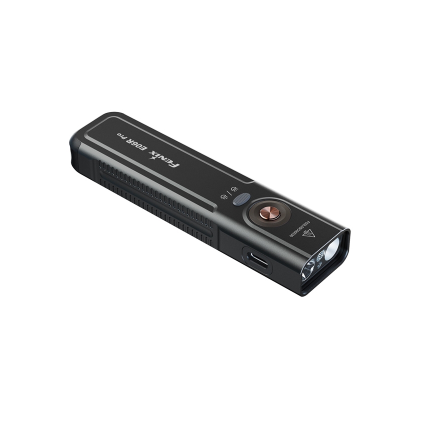 Fenix E06RPROEUBLC- Regulējams LED uzlādējamais lukturis LED/USB 1650 mAh IP66 1600 lm 111 h melns