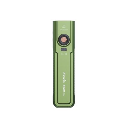 Fenix E06RPROEUOLI - uzlādējamais LED lukturis ar regulējamu spilgtumu LED/USB 1650 mAh IP66 1600 lm 111 h zaļš