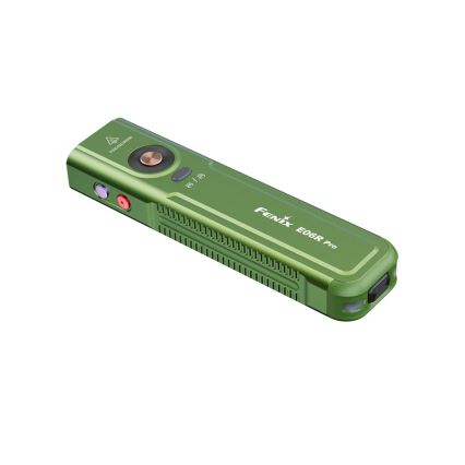 Fenix E06RPROEUOLI - uzlādējamais LED lukturis ar regulējamu spilgtumu LED/USB 1650 mAh IP66 1600 lm 111 h zaļš