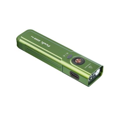Fenix E06RPROEUOLI - uzlādējamais LED lukturis ar regulējamu spilgtumu LED/USB 1650 mAh IP66 1600 lm 111 h zaļš
