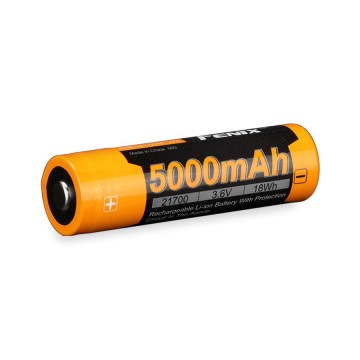 Fenix FE21700V20 - 1 gab. Uzlādējamais 21700 akumulators, 3,6 V, 5000 mAh