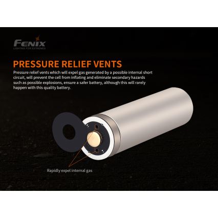 Fenix FE21700V20 - 1 gab. Uzlādējamais akumulators 21700/3,6 V 5000 mAh