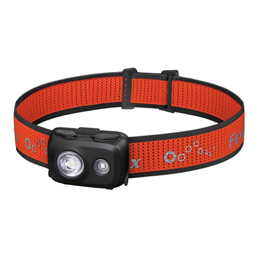 Fenix HL16V2BLK - LED Galvas lampa LED/3xAAA IP66 450 lm 200 h melna/oranža