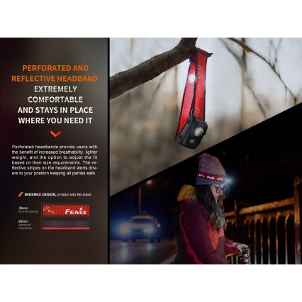 Fenix HL16V2PIN - LED Galvas lampa LED/3xAAA IP66 450 lm 200 h rozā