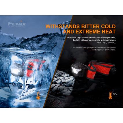 Fenix HL18RTRAIL - LED Uzlādējams galvas lukturis LED/3xAAA IP66 500 lm 300 hrs