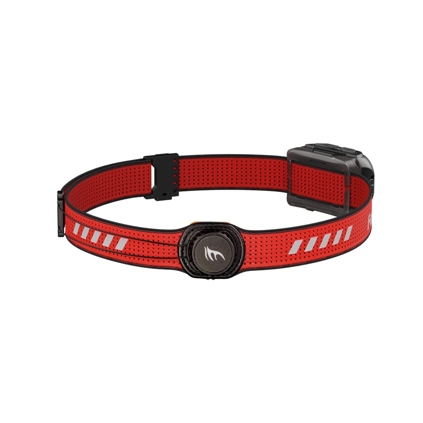 Fenix HL18RTV20BLC - LED Aptumšojama uzlādējams galvas lampa LED/USB/3xAAA IP66 800 lm 160 h 1900 mAh melna/oranža