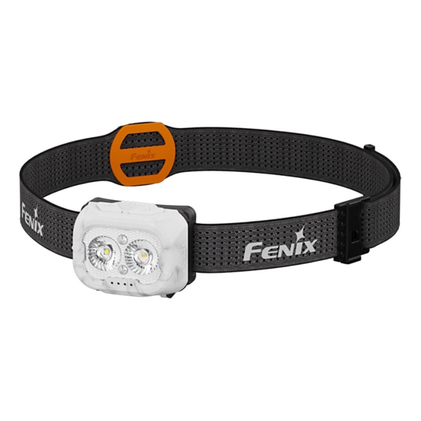 Fenix HL18RTV20WHT - LED Aptumšojama uzlādējams galvas lampa LED/USB IP66 800 spīdīgs 160 h balta/melna
