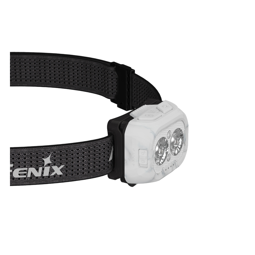 Fenix HL18RTV20WHT - LED Aptumšojama uzlādējams galvas lampa LED/USB IP66 800 spīdīgs 160 h balta/melna