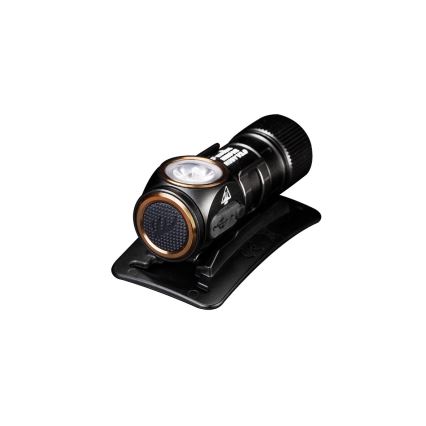 Fenix HM51RV30 - LED regulējams, uzlādējamais galvas lukturis LED/USB/1xCR123A 950 mAh IP68 860 lm 125 h oranžs