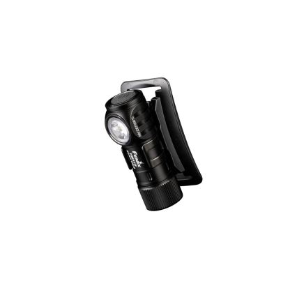 Fenix HM51RV3ABL - LED uzlādējama galvas lampa ar regulējamu spilgtumu LED/USB/1xCR123A 950 mAh IP68 860 lm 125 h melna