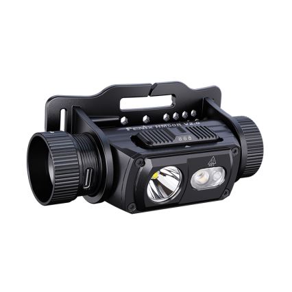 Fenix HM60RV20 - LED aptumšojama uzlādējamā galvas lampa LED/USB 4000 mAh IP68 1600 lm 292 h oranžā