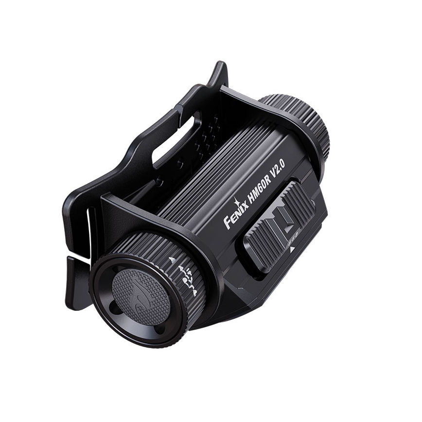 Fenix HM60RV20 - LED aptumšojama uzlādējamā galvas lampa LED/USB 4000 mAh IP68 1600 lm 292 h oranžā