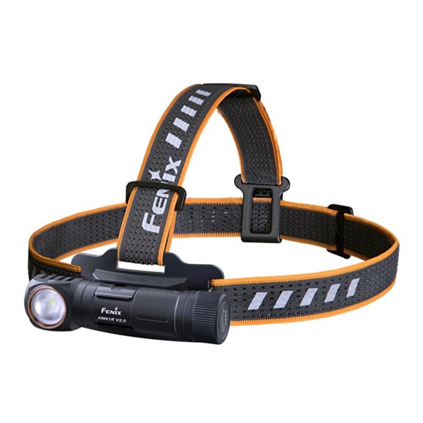 Fenix HM61RV20 - LED Uzlādējama galvas lampa LED/USB/2xCR123A IP68 1600 lm 300 h 3400 mAh