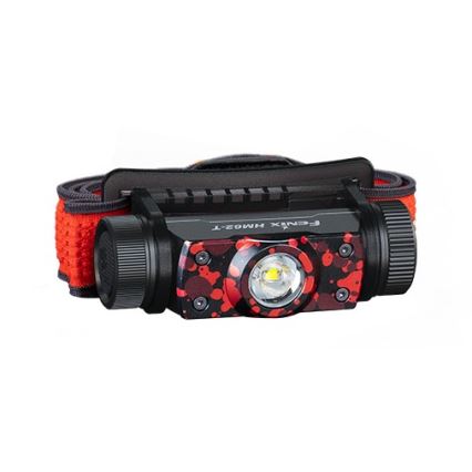 Fenix HM62TMGM - LED Aptumšojama uzlādējams galvas lampa LED/USB IP68 1200 spīdīgs 280 h 3400 mAh
