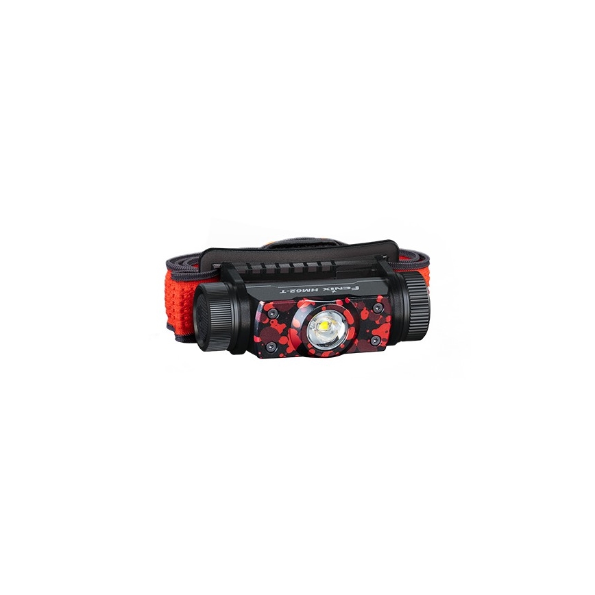 Fenix HM62TMGM - LED Aptumšojama uzlādējams galvas lampa LED/USB IP68 1200 spīdīgs 280 h 3400 mAh