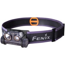 Fenix HM65RDTPRP - LED Uzlādējama galvas lampa LED/USB IP68 1500 lm 300 h violeta/melna