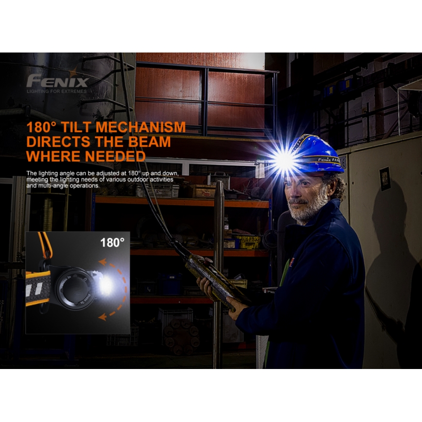 Fenix HM70R - LED Uzlādējama galvas lampa 4xLED/1x21700 IP68 1600 spīdīgs 800 h 5000 mAh