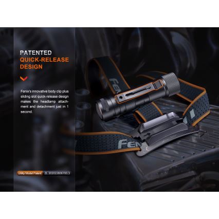 Fenix HM71R - LED Uzlādējama galvas lampa LED/USB IP68 2700 spīdīgs 400 h 5000 mAh