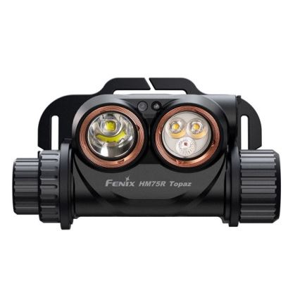 Fenix HM75RTOPAZ - LED Aptumšojama uzlādējams galvas lampa LED/USB IP68 1600 spīdīgs 210 h 4000 mAh