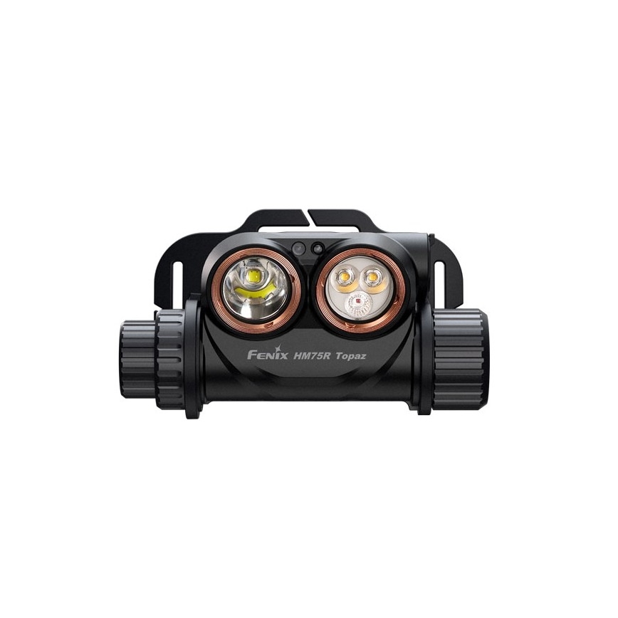 Fenix HM75RTOPAZ - LED Aptumšojama uzlādējams galvas lampa LED/USB IP68 1600 spīdīgs 210 h 4000 mAh