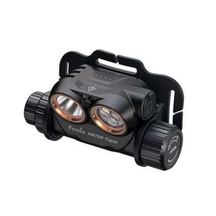 Fenix HM75RTOPAZ - LED Aptumšojama uzlādējams galvas lampa LED/USB IP68 1600 spīdīgs 210 h 4000 mAh