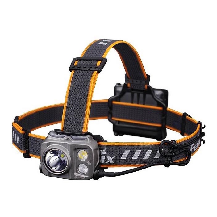 Fenix HP16R1250 - LED Uzlādējama galvas lampa 3xLED/USB 4xAA IP66 1250 lm 600 h 3000 mAh