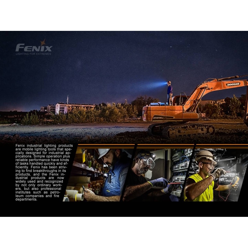 Fenix HP25RV20 - LED Aptumšojama uzlādējama galvas lampa 3xLED/1x21700 IP66 1600 lm 800 h