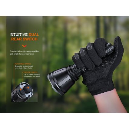 Fenix HT18R - LED Aptumšojama uzlādējams lukturītis LED/1x21700 IP68 2800 lm 42 h 5000 mAh