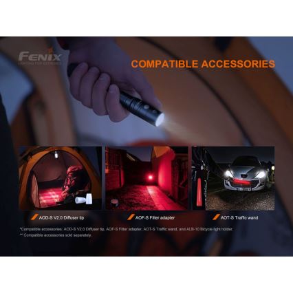 Fenix LD22V20 - LED Uzlādējams lukturītis LED/USB IP66 800 lm 220 h