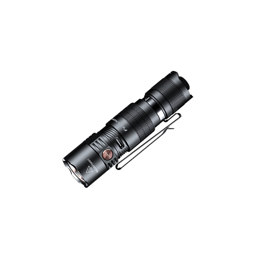 Fenix PD26RACE - regulējams uzlādējams LED lukturis, USB uzlāde, 1600 mAh, IP68, 1300 lm, 556 h, melns