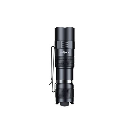 Fenix PD26RACE - regulējams uzlādējams LED lukturis, USB uzlāde, 1600 mAh, IP68, 1300 lm, 556 h, melns